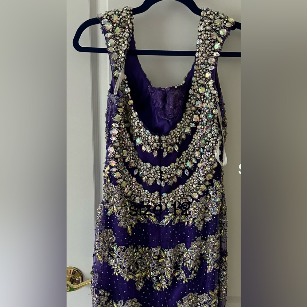 Tony Bowls Pageant dress -size 12, altered to fit size 6-8 - Picture 2 of 5